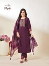 Skyler By Ayur Roman Silk Readymade Suits Catalog